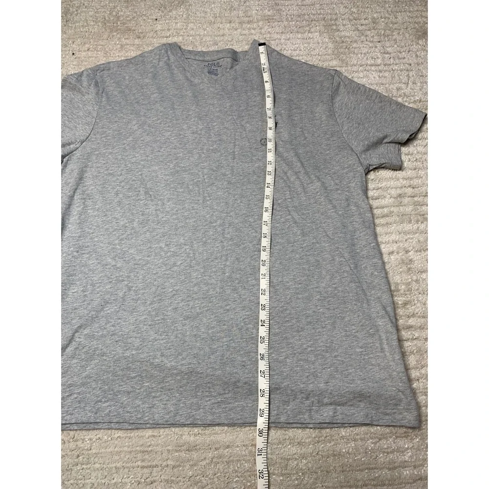 Polo Ralph Lauren Mens Classic Fit Soft T-Shirt Size L Heathered Grey NEW